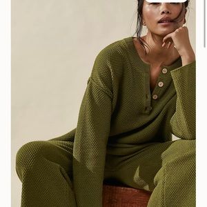 Free People Hailee Set Sz M in Light Blue